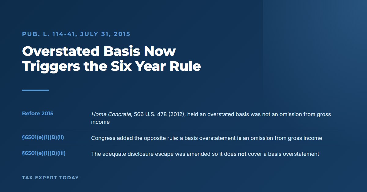 The 2015 amendment in Public Law 114-41 that reversed United
